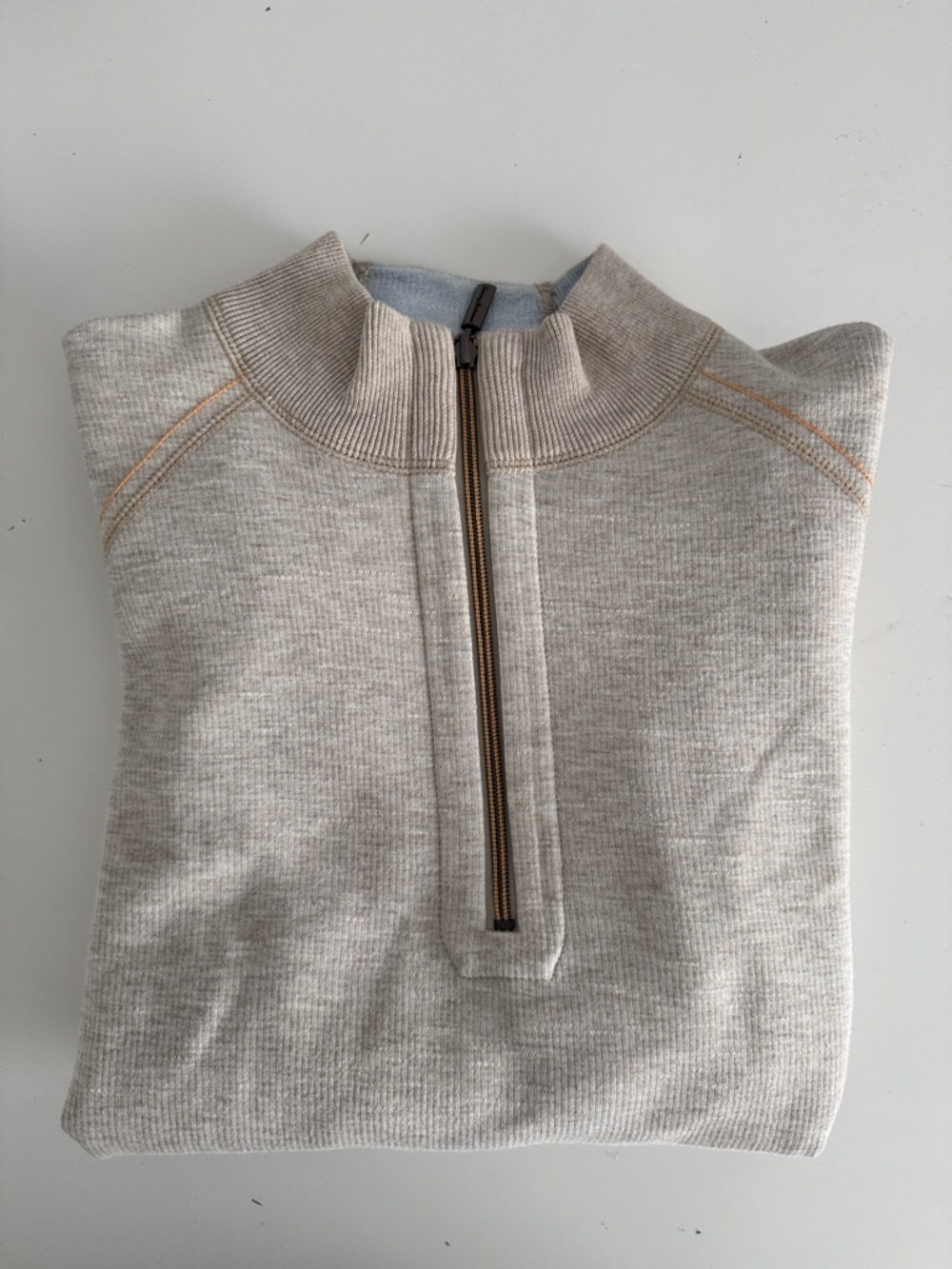 Tommy Bahamas Flipsider reversible Men's Half-Zip Sweater Pullover  size large